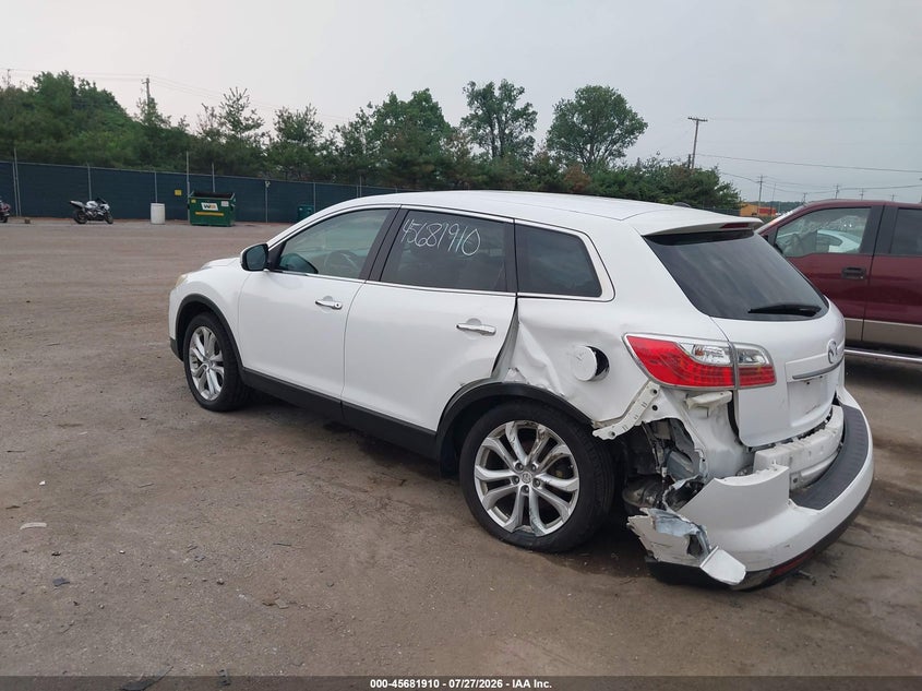 Vin: jm3tb3da8c0355800, lot: 46180519, mazda cx-9 grand touring 20123