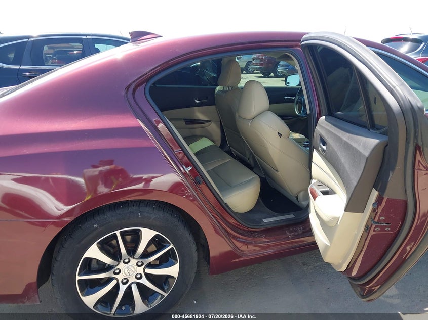 2015 Acura Tlx VIN: 19UUB1F32FA009855 Lot: 45681924