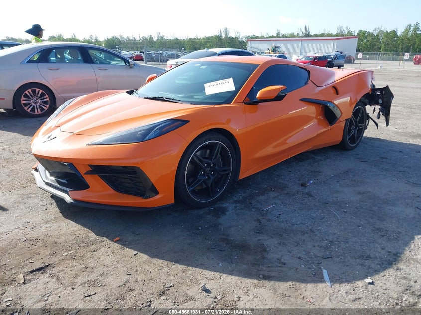 2022 CHEVROLET CORVETTE STINGRAY auction photo 2