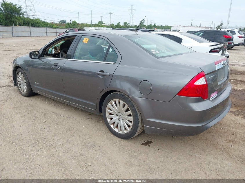 Vin: 3fadp0l38cr432316, lot: 46180542, ford fusion hybrid 20123