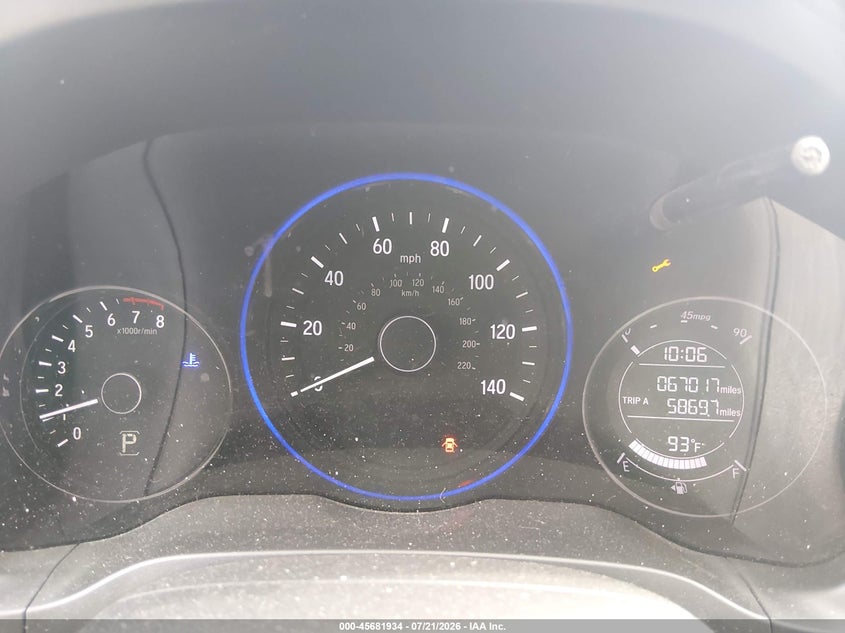 2021 HONDA HR-V auction photo 7
