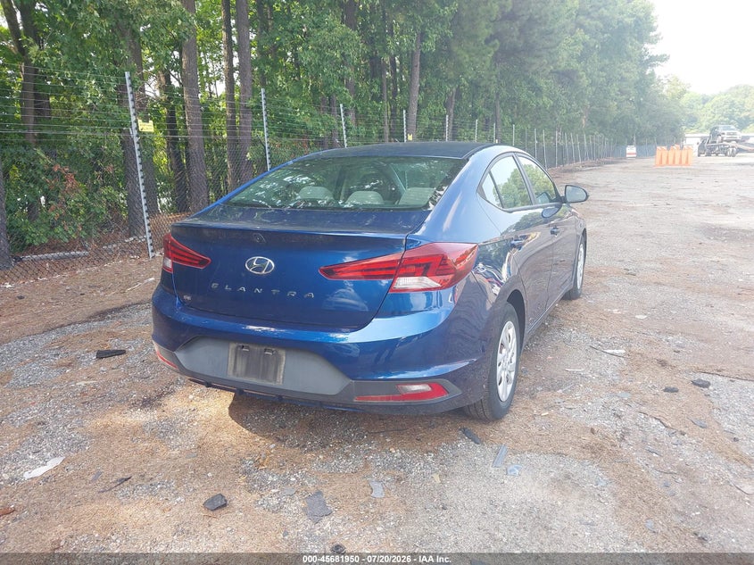 Vin: 5npd74lf2kh492783, lot: 46180559, hyundai elantra se 20194