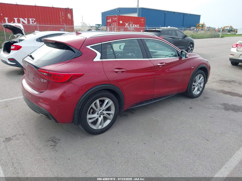 Vin: sjkch5cp0ka009562, lot: 46180579, infiniti qx30 luxe 20194