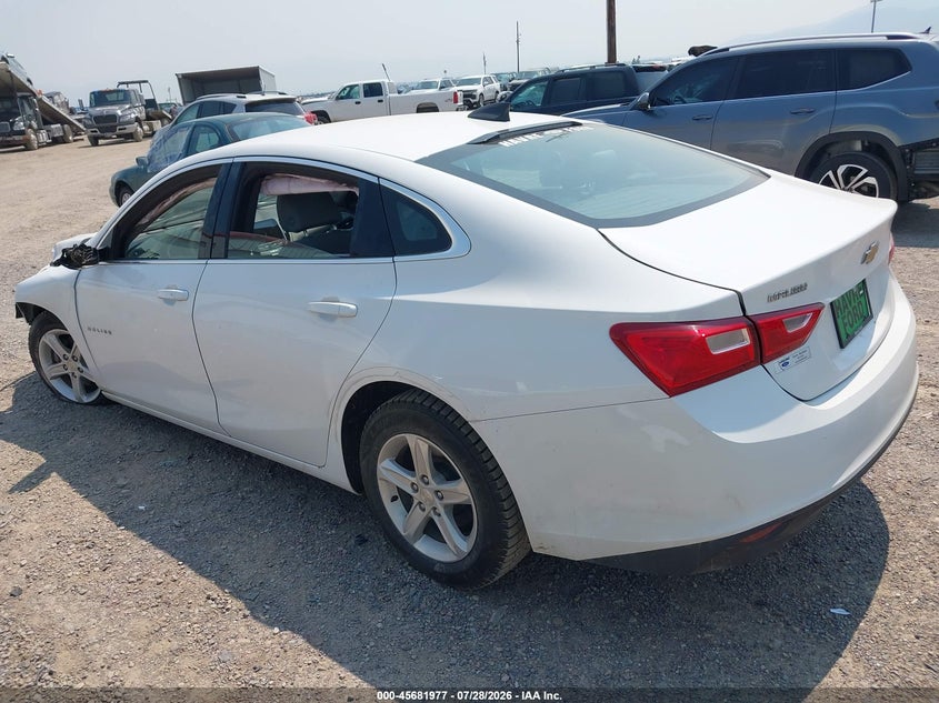 Vin: 1g1zc5st9lf083280, lot: 46180586, chevrolet malibu 1fl 20203