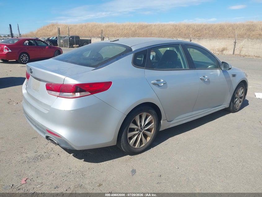 Vin: 5xxgt4l37gg005157, lot: 46180617, kia optima lx 20164
