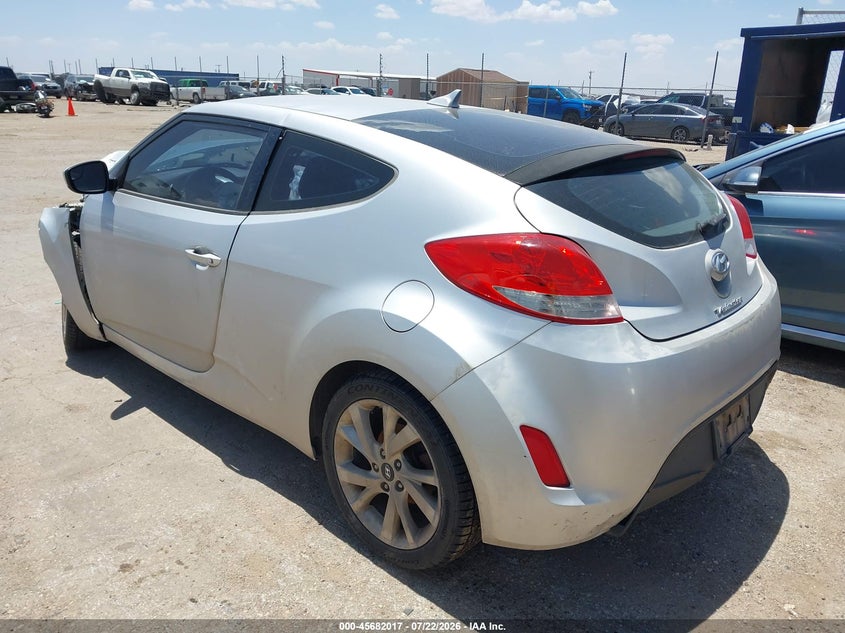 Vin: kmhtc6ad5gu252690, lot: 46180626, hyundai veloster 20163