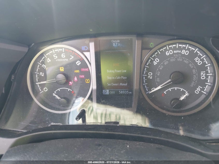 2021 Toyota Tacoma Trd Off-Road VIN: 5TFCZ5ANXMX269582 Lot: 45682020