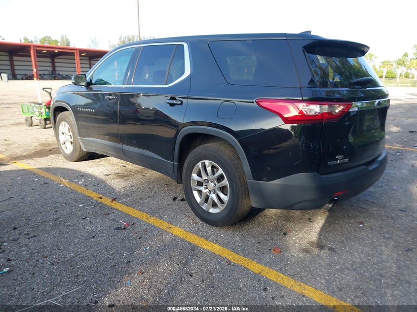 2019 Chevrolet Traverse Ls VIN: 1GNERFKW3KJ218437 Lot: 45682034