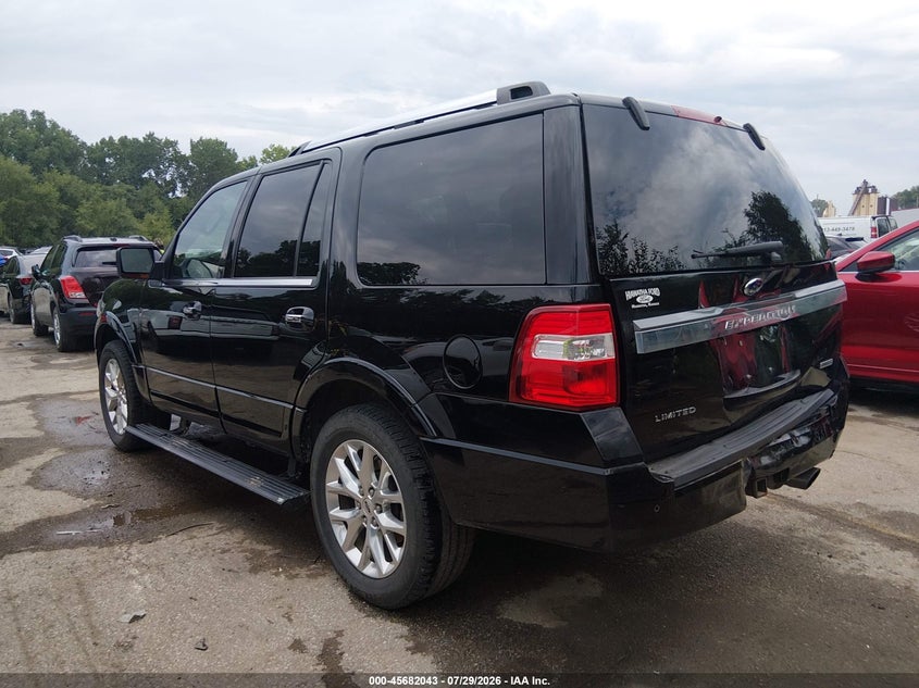 Vin: 1fmju2at4gef36231, lot: 46180652, ford expedition limited 20163