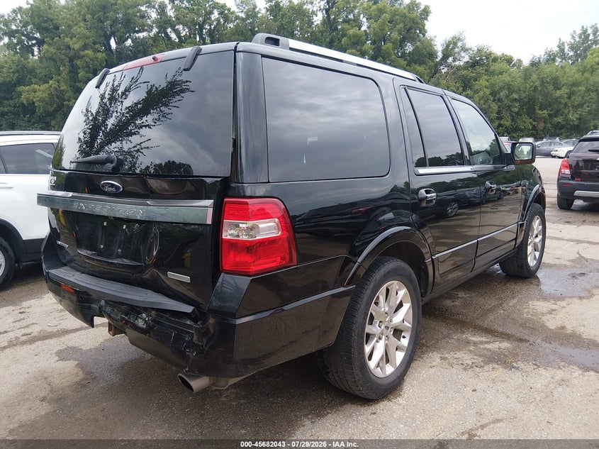 Vin: 1fmju2at4gef36231, lot: 46180652, ford expedition limited 20164