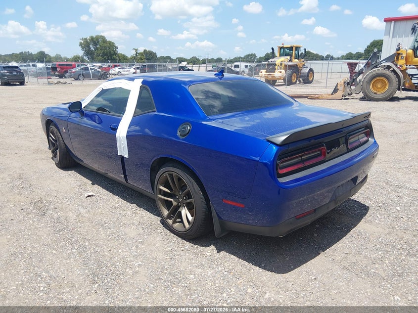 Vin: 2c3cdzfj6lh183933, lot: 46180689, dodge challenger r/t scat pack 20203