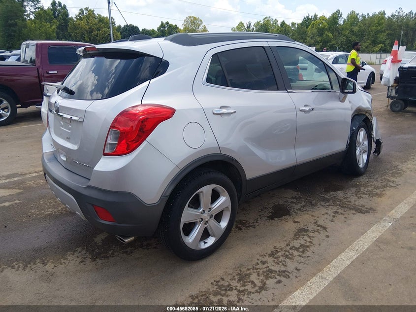 Vin: kl4cjasb3gb575846, lot: 46180693, buick encore 20164