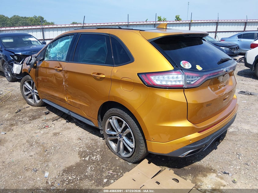 Vin: 2fmtk4ap5fbb50053, lot: 46180700, ford edge sport 20153