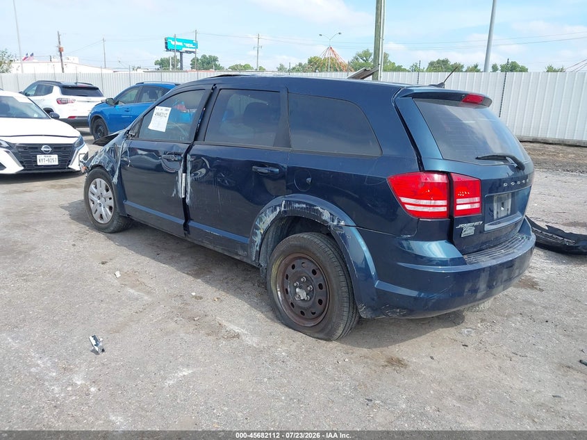 Vin: 3c4pdcab1et241273, lot: 46180721, dodge journey american value pkg 20143