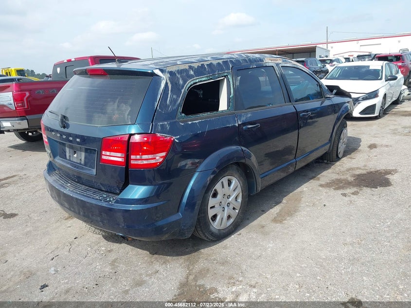 Vin: 3c4pdcab1et241273, lot: 46180721, dodge journey american value pkg 20144