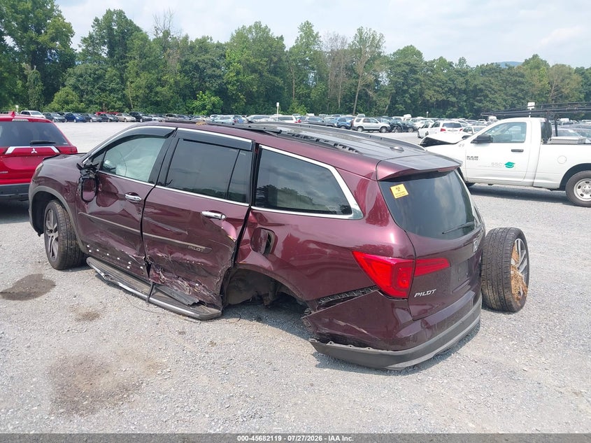 Vin: 5fnyf6h92hb039385, lot: 46180728, honda pilot touring 20173