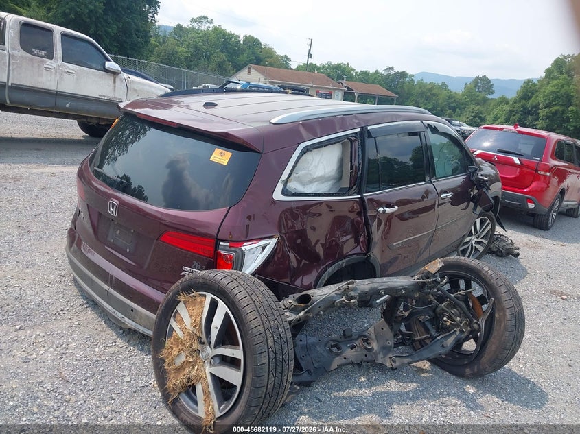 Vin: 5fnyf6h92hb039385, lot: 46180728, honda pilot touring 20174