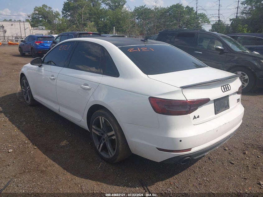 Vin: waucnaf48ha119089, lot: 46180730, audi a4 2.0t technik 20173