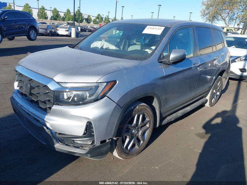 Vin: 5fnyf8h54pb019615, lot: 46180751, honda passport awd ex-l 20232