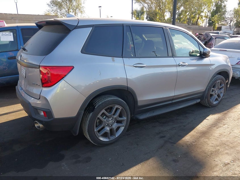 Vin: 5fnyf8h54pb019615, lot: 46180751, honda passport awd ex-l 20234