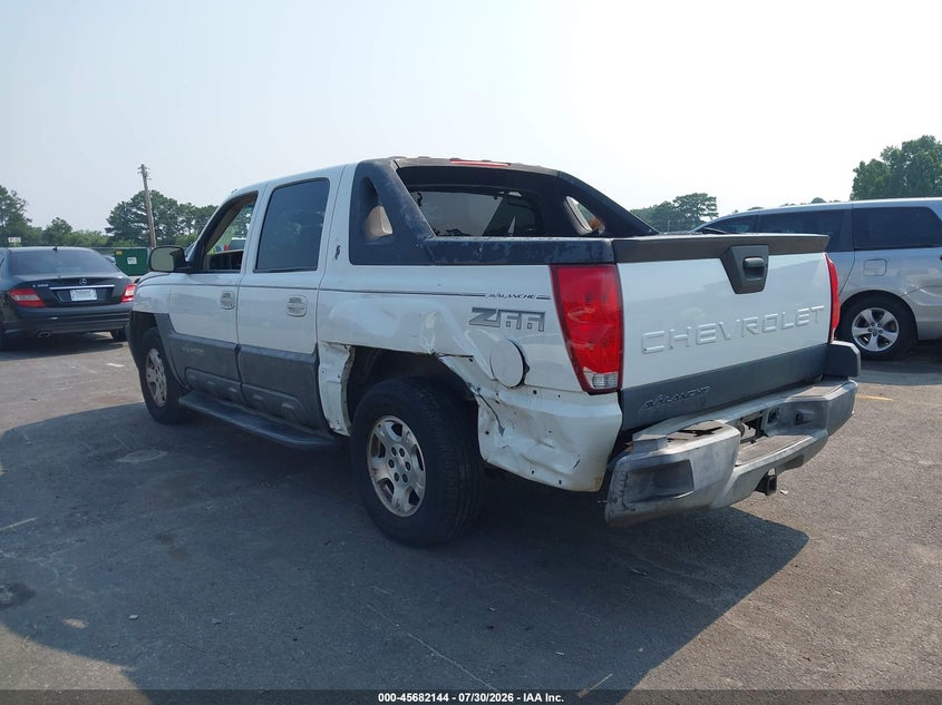 2003 CHEVROLET AVALANCHE 1500 auction photo 3
