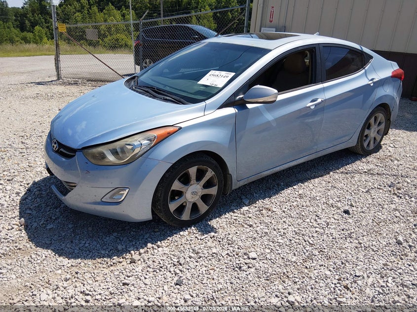 2012 HYUNDAI ELANTRA auction photo 2
