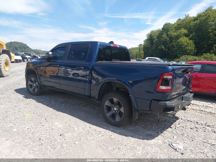 Vin: 1c6srfft1ln409612, lot: 46180774, ram 1500 big horn  4x4 5'7 box 20203