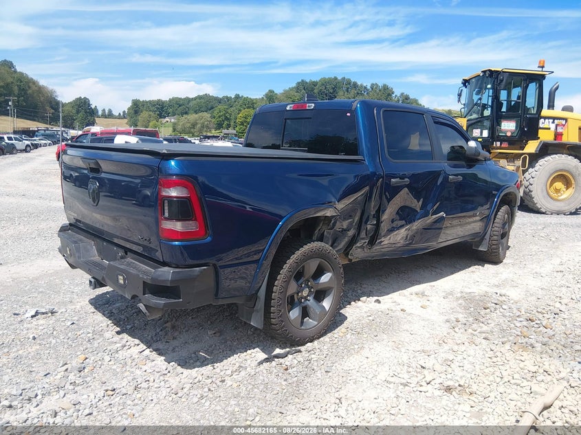 Vin: 1c6srfft1ln409612, lot: 46180774, ram 1500 big horn  4x4 5'7 box 20204