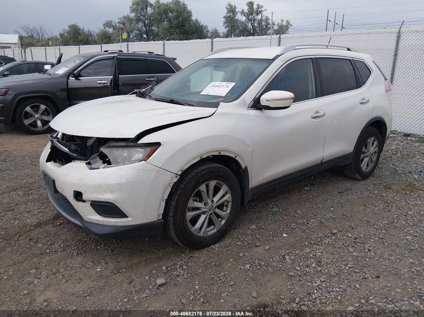 2015 Nissan Rogue, Front End, IAAI, VIN KNMAT2MV8FP552553 — photo 2