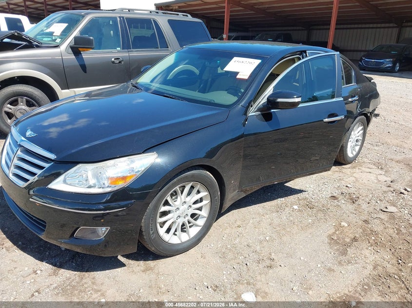 Vin: kmhgc4de7bu141271, lot: 46180811, hyundai genesis 3.8 20112