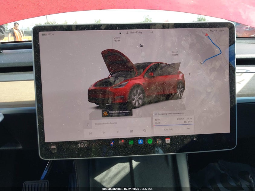 2022 Tesla Model Y Long Range Dual Motor All-Wheel Drive VIN: 7SAYGDEE6NF368964 Lot: 45682283