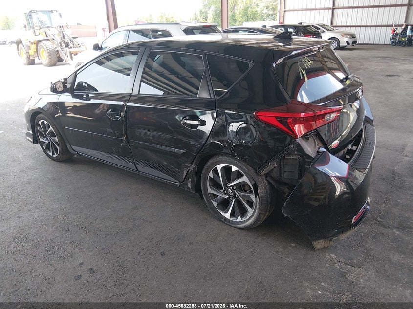 Vin: jtnkarje4gj507018, lot: 46180897, scion im 20163
