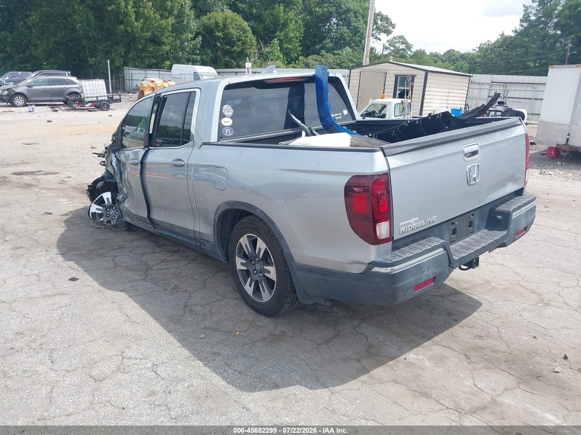 Vin: 5fpyk2f61hb005863, lot: 46180908, honda ridgeline rtl-t 20173