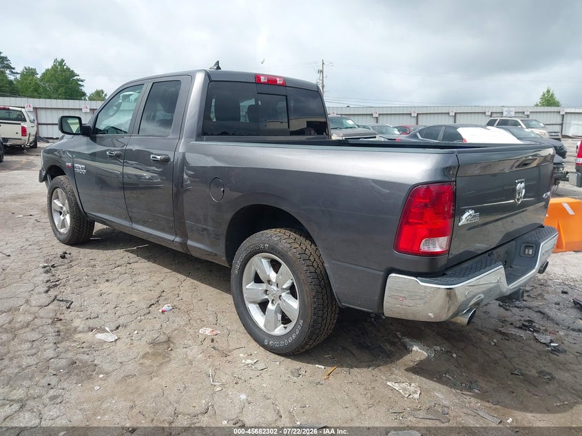 Vin: 1c6rr7gt5hs802587, lot: 46180911, ram 1500 big horn  4x4 6'4 box 20173