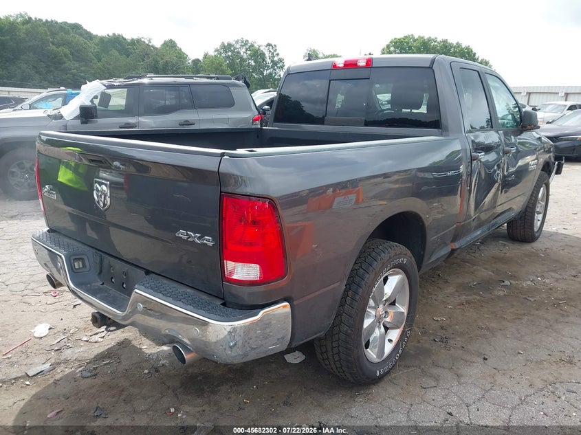 Vin: 1c6rr7gt5hs802587, lot: 46180911, ram 1500 big horn  4x4 6'4 box 20174