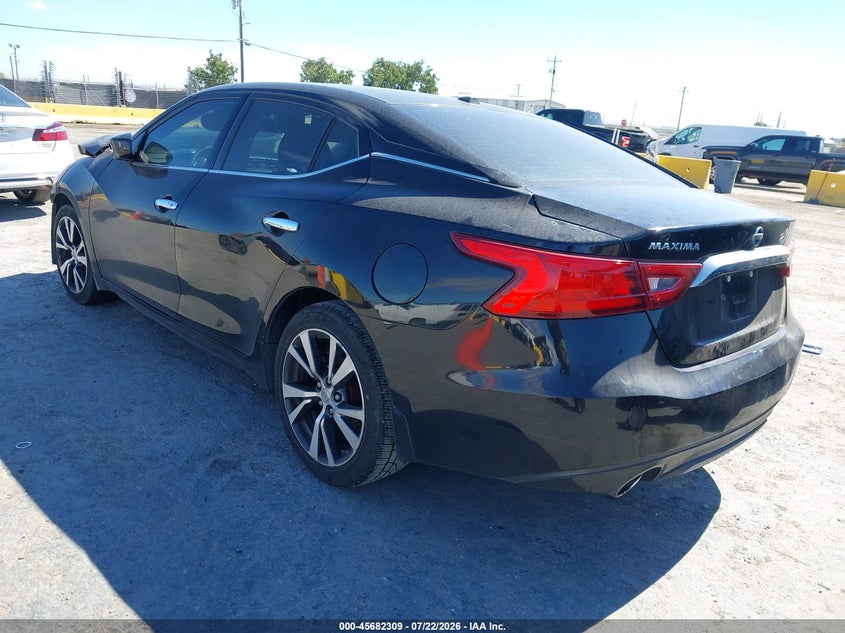 Vin: 1n4aa6ap5gc399857, lot: 46180918, nissan maxima 3.5 s 20163
