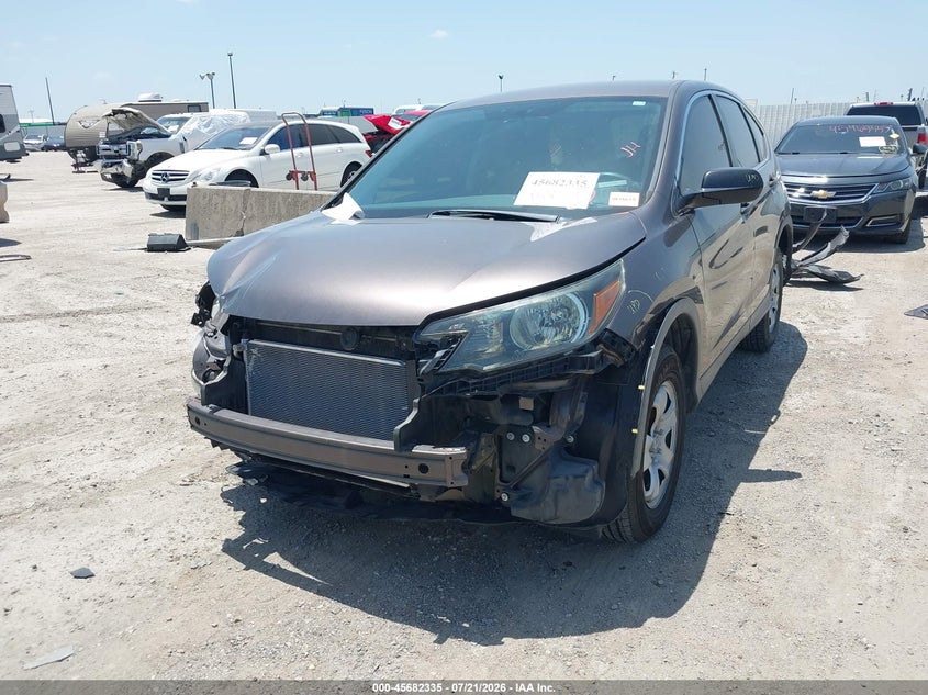 2014 Honda CR-V, Front & Rear, IAAI, VIN 2HKRM4H39EH725222 — photo 2