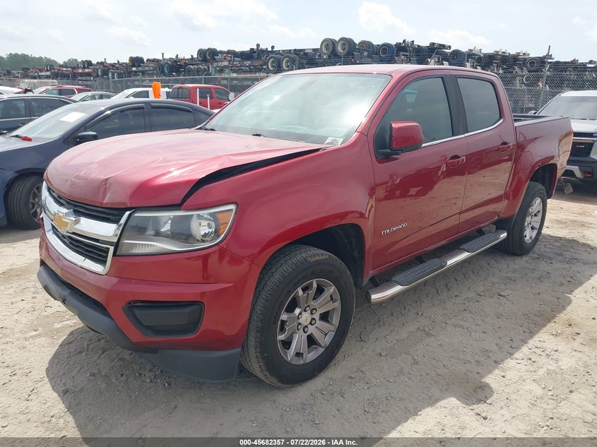 2020 Chevrolet Colorado 2Wd Short Box Lt, Rear, IAAI, VIN 1GCGSCEN2L1167375 — photo 2