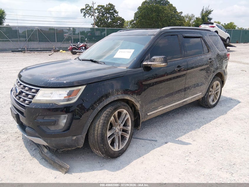Vin: 1fm5k8d83gga03504, lot: 46180997, ford explorer xlt 20162