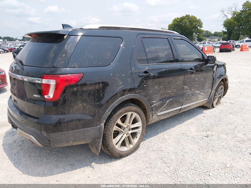 Vin: 1fm5k8d83gga03504, lot: 46180997, ford explorer xlt 20164