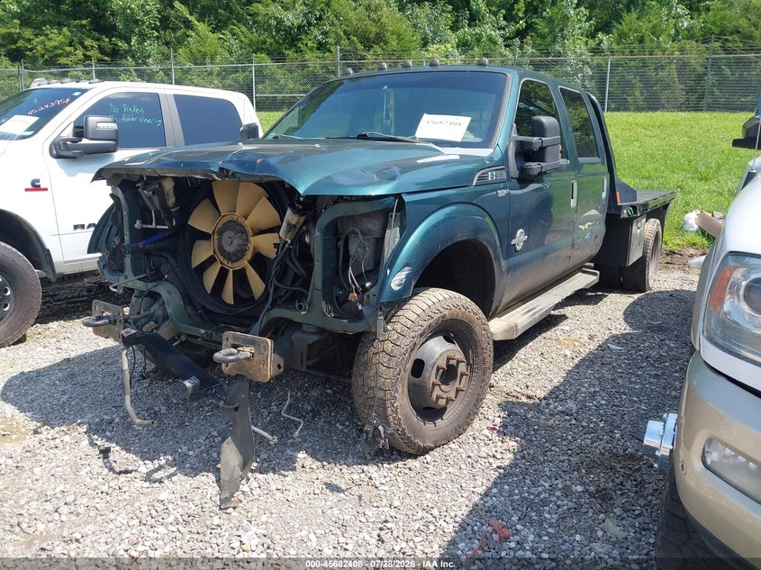 2012 Ford F350, Front End, IAAI, VIN 1FT8W3DT5CEA36796 — photo 2