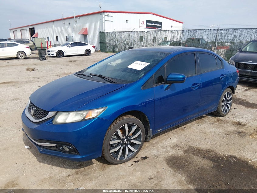 2014 Honda Civic, Right Side, IAAI, VIN 19XFB2F96EE067044 — photo 2