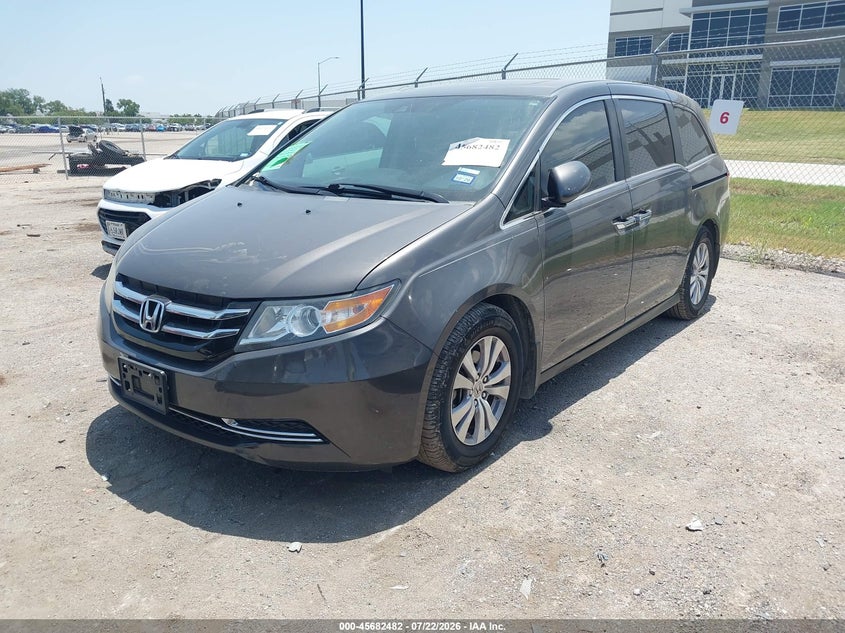 2015 Honda Odyssey, Right Side, IAAI, VIN 5FNRL5H68FB009057 — photo 2
