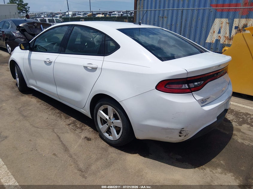Vin: 1c3cdfbb9gd563929, lot: 46181121, dodge dart sxt 20163