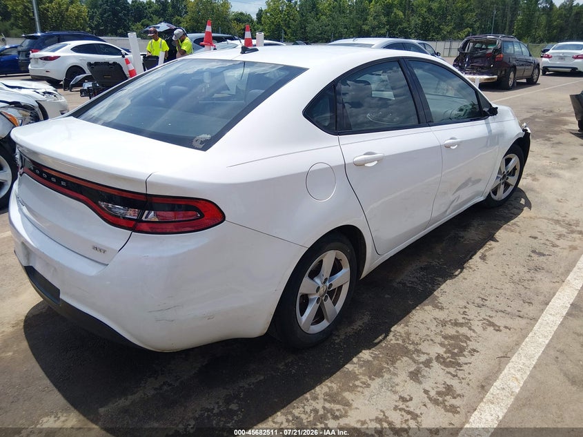 Vin: 1c3cdfbb9gd563929, lot: 46181121, dodge dart sxt 20164
