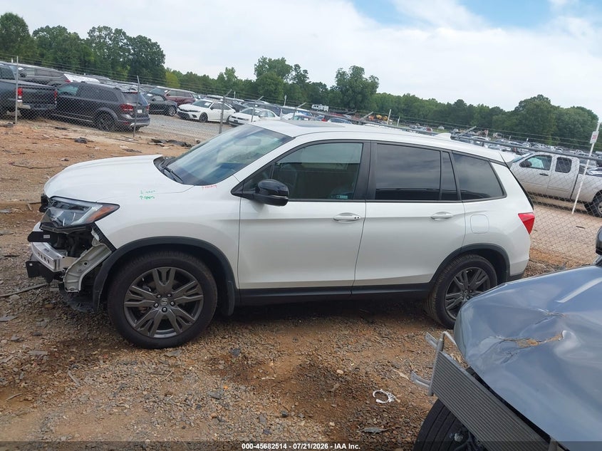 2021 Honda Passport 2Wd Ex-L VIN: 5FNYF7H55MB012355 Lot: 45682514