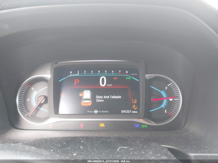 2021 Honda Passport 2Wd Ex-L VIN: 5FNYF7H55MB012355 Lot: 45682514