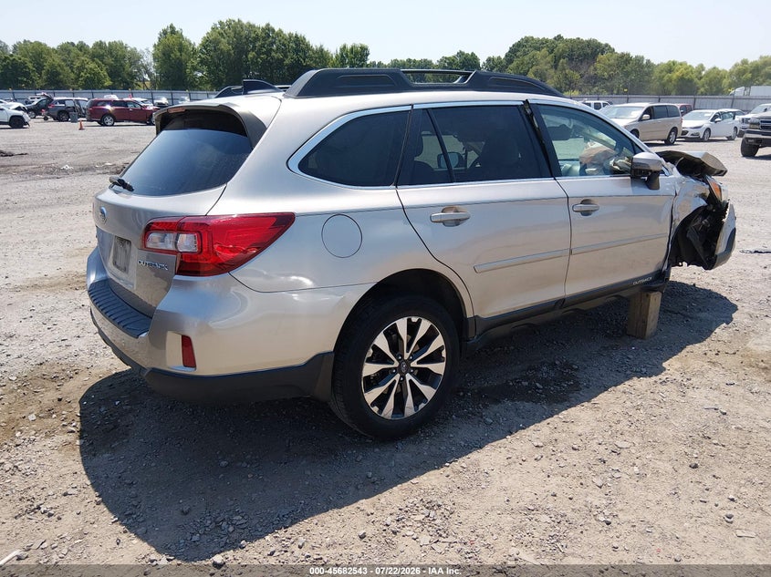 Vin: 4s4bsbnc7g3312192, lot: 46181152, subaru outback 2.5i limited 20164