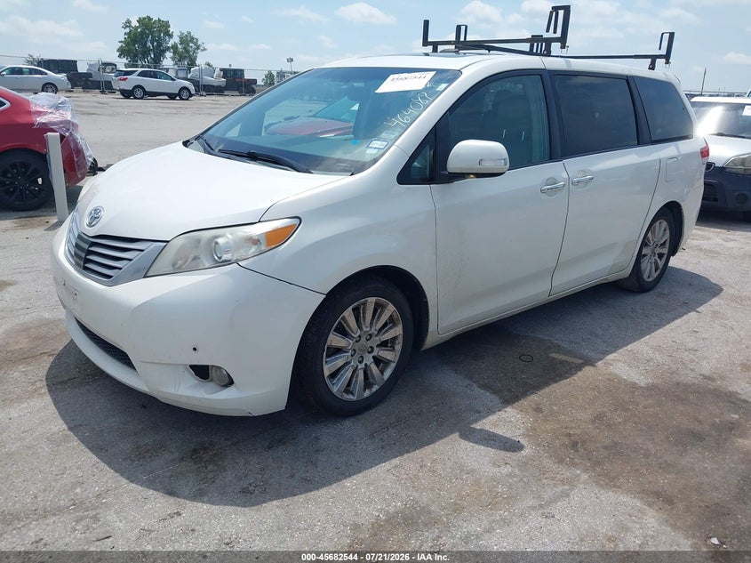 2014 Toyota Sienna, Удар спереди, IAAI, VIN 5TDYK3DC4ES464089 — фото 2