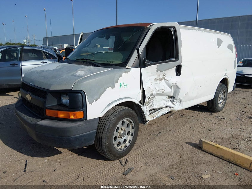 Vin: 1gcsgafx2b1177497, lot: 46181170, chevrolet express 1500 work van 20112